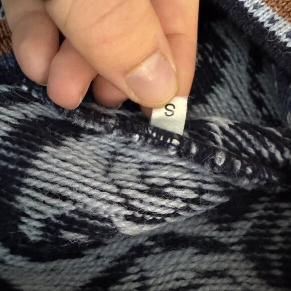 Vintage Skjaeveland of Norway Womens Blue 100% Wool Scandinavian Cardigan Sz S - Picture 4 of 8